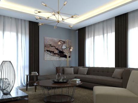V-Ray for SketchUp Kurs - Living room 01