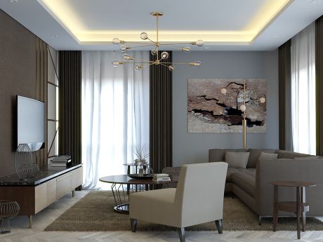 V-Ray for SketchUp Kurs - Living room 01